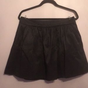 Banana republic black A line skirt